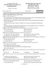 Đề thi Giữa kì 1 Lịch sử 11 năm 2025-2026 trường THPT số 1 Ngô Gia Tự (Đắk Lắk)